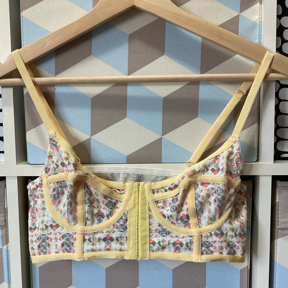 free people intimately long line corset brunette with boning